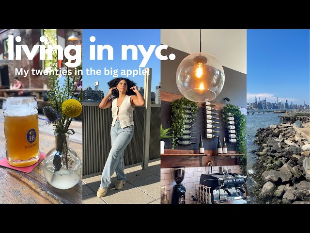 Living in NYC | New favorite cafe, a few days in my life, curtain fail