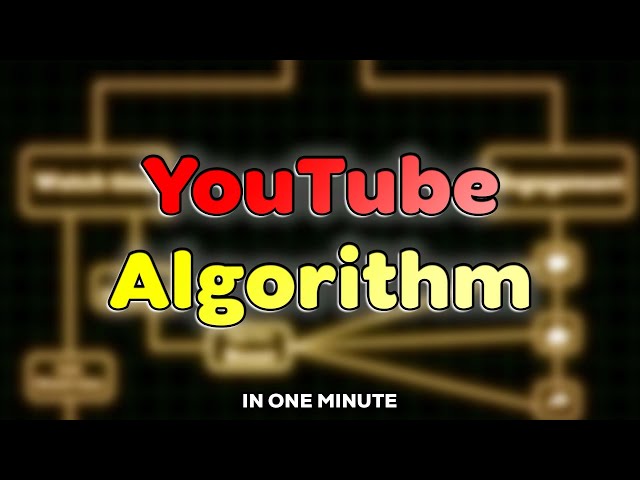 How does the YouTube algorithm work 2024 (in one minute)