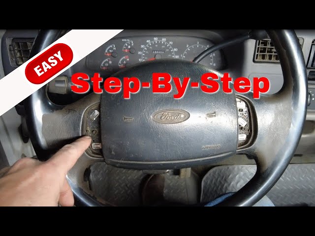 How to Replace Cruise Control Switches/Buttons on Early Ford Superduty Trucks QUICK & EASY