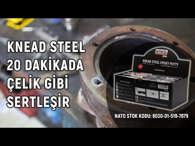 Knead Steel Metal Epoksi Macun ile Kılavuz Çekme