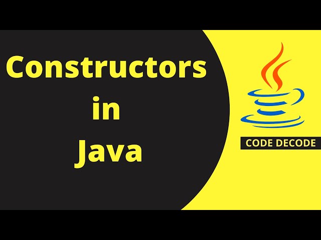 Constructors in Java || Types of Constructors in Java || Java Constructor tutorial | Code Decode