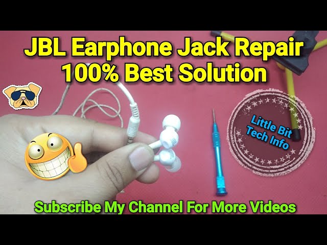 JBL Earphones Jack Repair 100% Best Solution