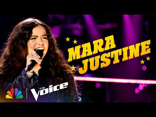 The Best Performances from Season 24 Finalist Mara Justine | The Voice | NBC