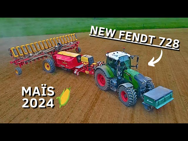 🤩 NEW FENDT 728 & VÄDERSTAD TEMPO L at Corn Planting 2024 🌽💨 !