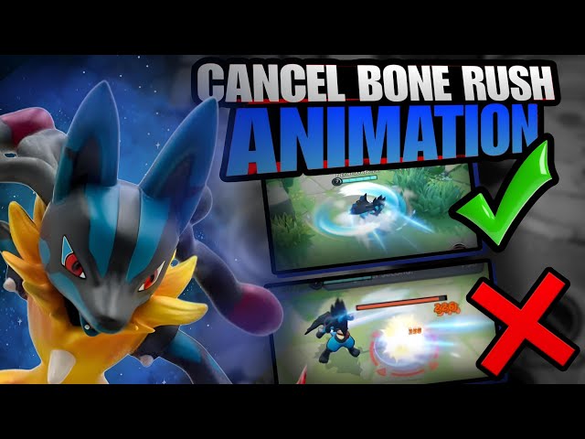 🤫Secret of Every Pro Lucario Player  | Extreme Speed Bone Rush Combo Pokemon Unite | Guide Video