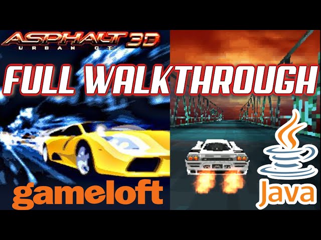 Asphalt Urban GT 3D JAVA GAME (Gameloft 2004 year) FULL WALKTHROUGH