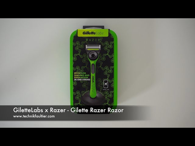 GiletteLabs x Razer - Gilette Razer Razor Unboxing