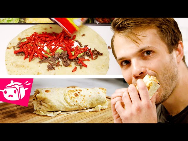 I Tried To Re-Create This Flaming Hot Cheeto Burrito