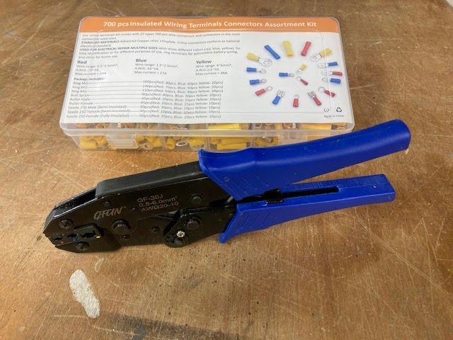 Review of the Hand Crimping Tool and 700 Piece Terminal Connector Kit
