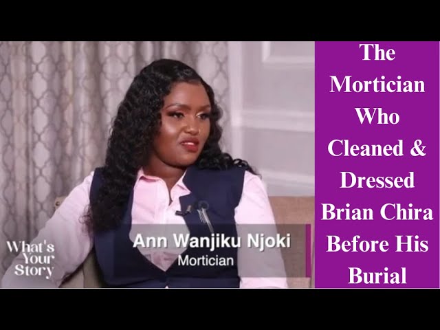 Meet The Mortician Who Cleaned & Dressed Brian Chira Before His Burial