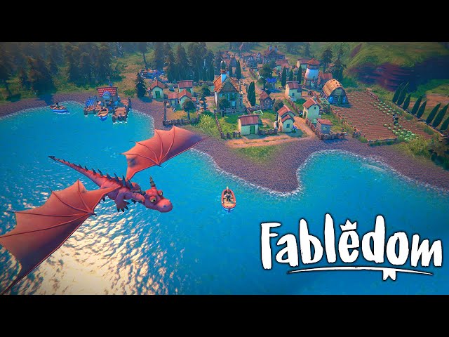 LIVE | Fabledom Gameplay - Relaxing City Builder Inspired by: Foundation & Kingdoms and Castles