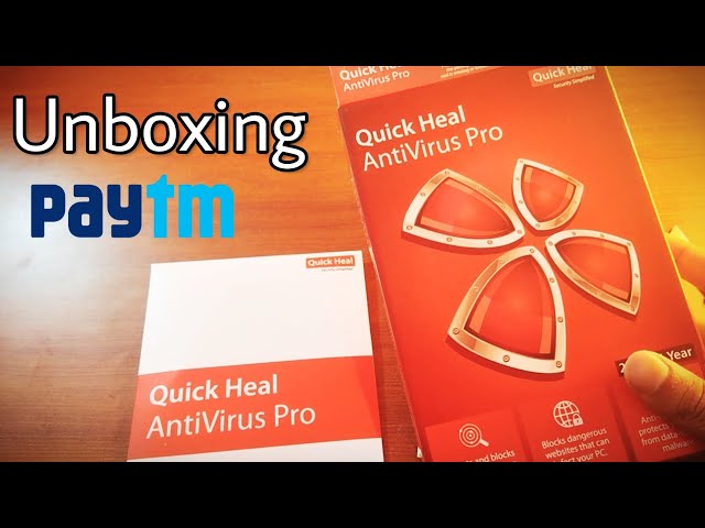 Quick Heal Anti Virus Pro Unboxing Paytm Mall, Flipkart, Amazon ¦¦ Quick heal anti virus activation