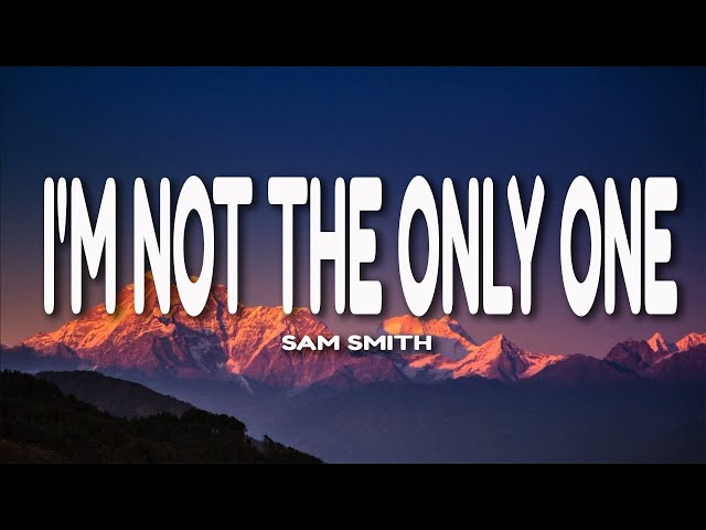 Sam Smith - I'm Not The Only One (Lyrics)