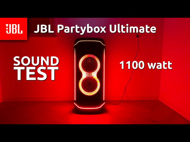 JBL Partybox Ultimate SOUND TEST