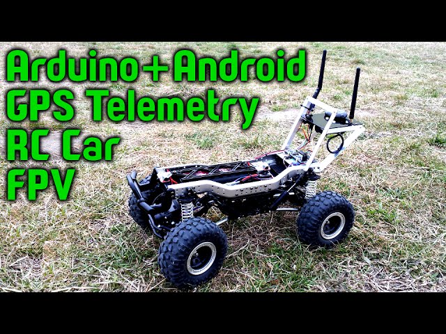 RC car GPS telemetry (arduino + nRF24L01 + android)