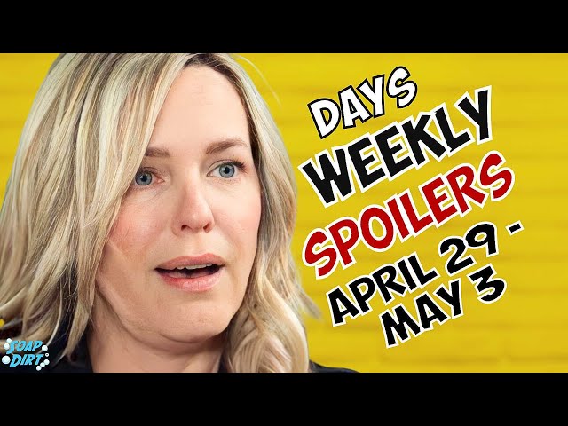 Days of our Lives Weekly Spoilers April 29-May 3: Nicole Torn & 2 Exits! #dool #daysofourlives
