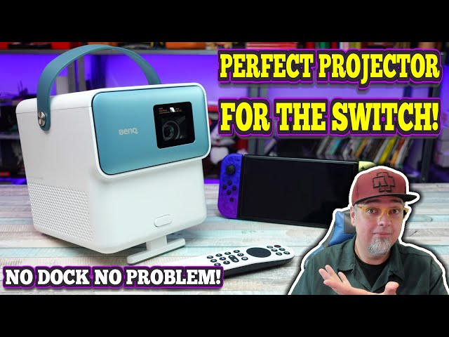 The BEST Portable Projector For The Nintendo Switch! The BenQ GP100A Is AMAZING!