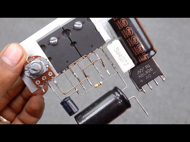 How to Make Simple and Powerful Amplifier Circuit - High Power Amplifier