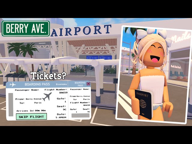 Berry Avenue AIRPORT AND PARIS UPDATE✈️| Berry Avenue Roleplay
