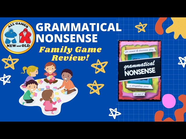 Grammatical Nonsense Family Game Review