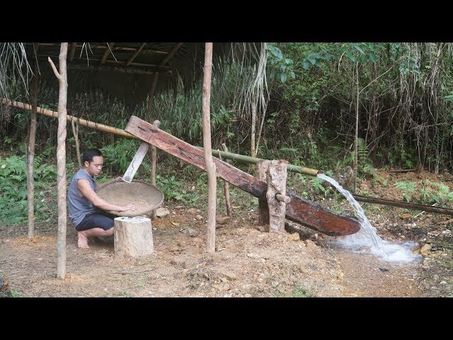 Primitive Skills: Water powered hammer (Monjolo) Part2