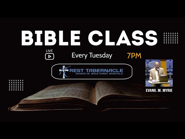 Tuesday Evening Bible Study - March 19th, 2024 - Part 1
