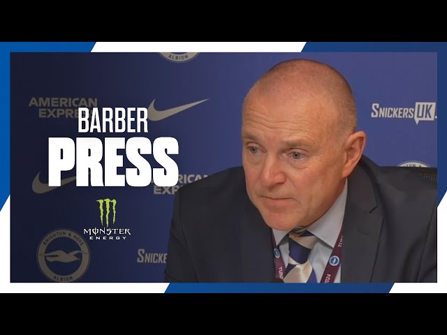 Paul Barber Press Conference: De Zerbi Departure And Next Step For Brighton