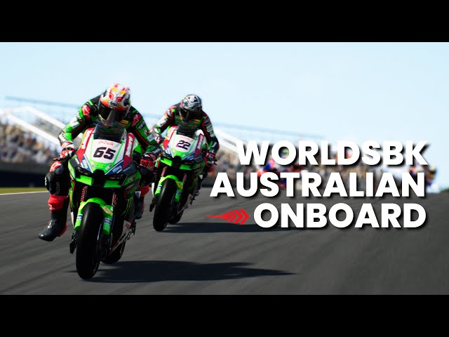 WSBK Australia Onborad Race Highlights Alvaro Bautista Panigale V4R vs Jonathan Rea Kawasaki ZX-10RR