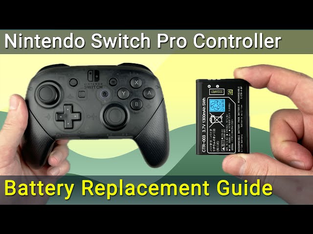 Nintendo Switch Pro Controller Battery Replacement Guide