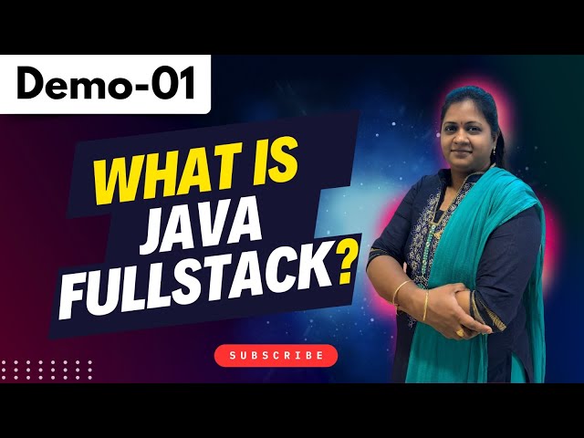 Java FullStack Demo 01 | What Is Java FullStack? | Java FullStack Tutorial for Beginners #java