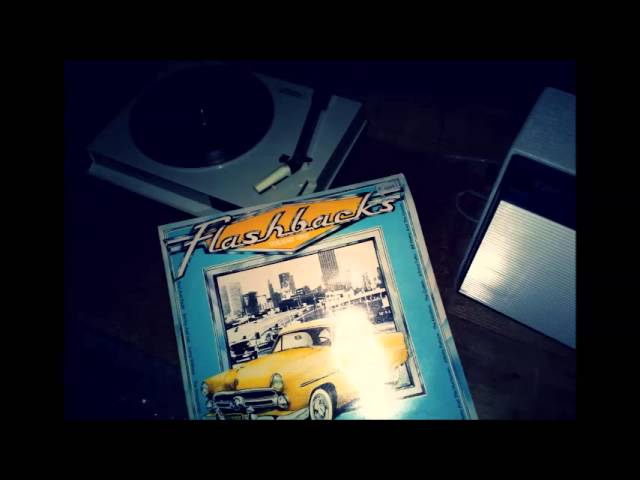Flashback's vol. 1 played from vinyl disk by old Phillips
