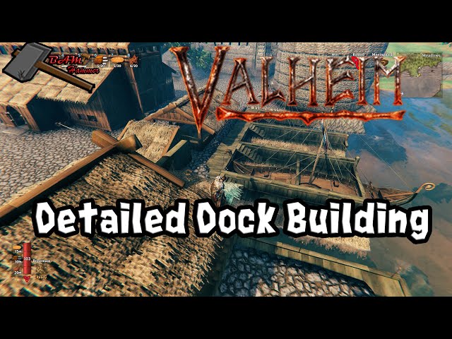 Valheim Detailed Dock Building