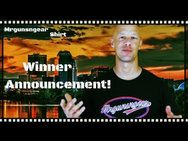 Mrgunsngear Channel & 1791 Apparel T-Shirt Giveaway Contest Winner(s) Announcement (HD)
