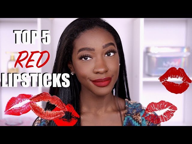 Top 5 RED Lipsticks!!!