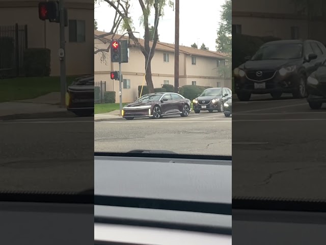 Lucid Air Spotted in Fresno