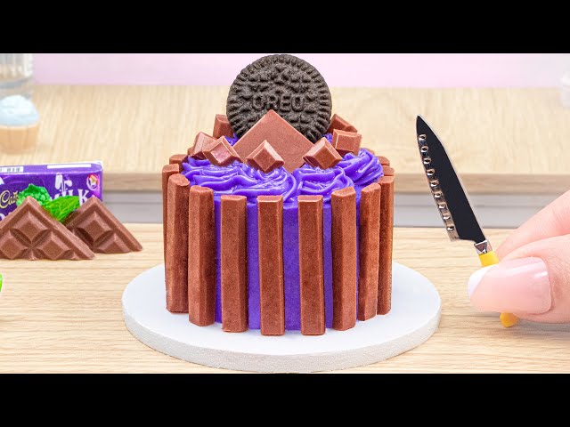 Rainbow Cake Using Oreo🌈 Ultimate Miniature Rainbow Oreo Cake Recipe🌈Chocolate Cake Recipe