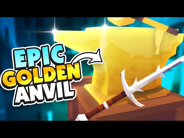 GOLDEN ANVIL CRAFTS EPIC SWORDS! - Hammer and Anvil VR