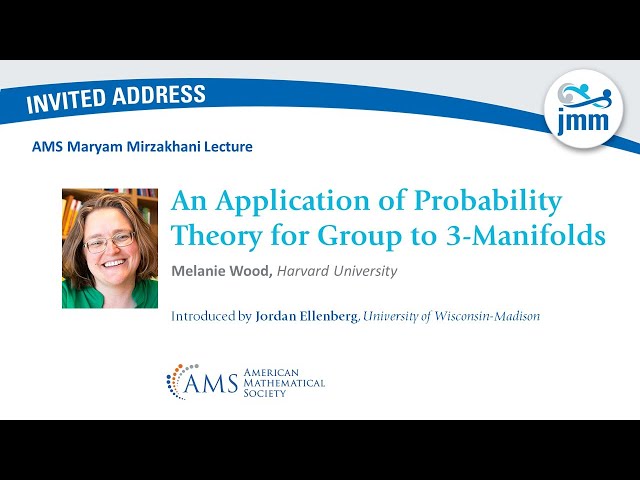Melanie Matchett Wood "An Application of Probability Theory for Groups to 3-Dimensional Manifolds"
