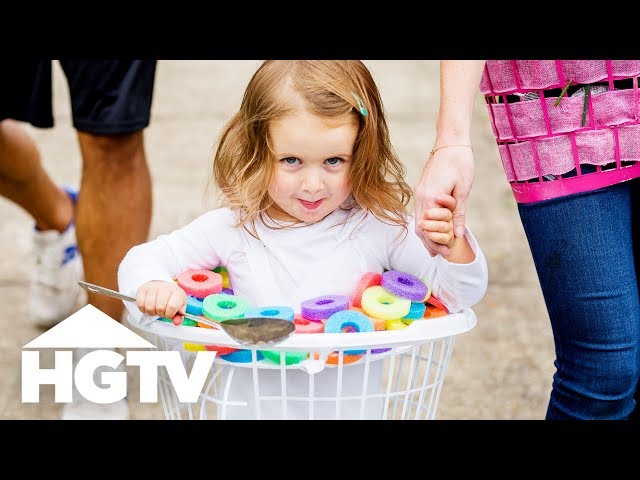 DIY Laundry Basket Halloween Costumes | HGTV Happy | HGTV