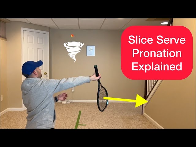 How To Pronate During A Slice Serve (Tennis Technique Explained)