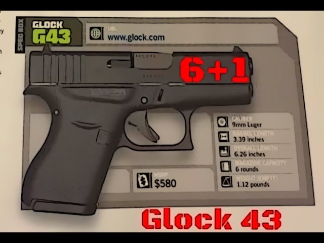 Initial Thoughts On The Glock 43, Single Stack 9mm Release (HD)