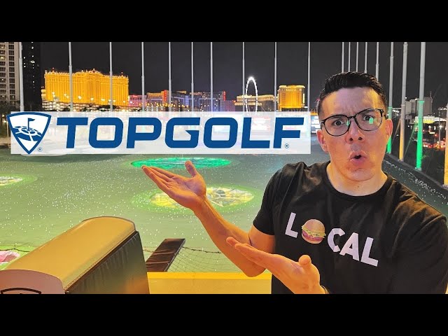 THE BIGGEST Topgolf in the world! -  Las Vegas