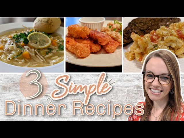 DINNER INSPIRATION FOR YOUR WEEK! | 3 EASY DINNER IDEAS | WINNER DINNERS | NO. 119