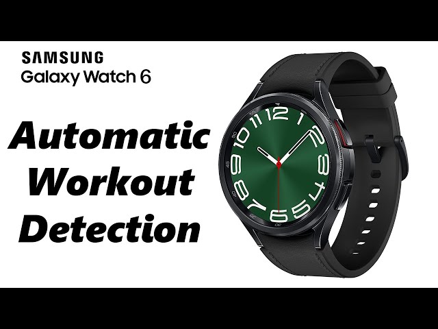 How To Disable Automatic Workout Detection On Samsung Galaxy Watch 6 /6 Classic