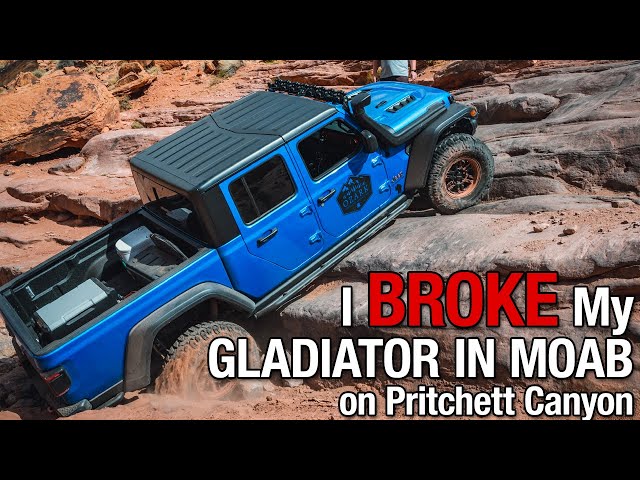 I BROKE My Gladiator Rubicon on Pritchett Canyon