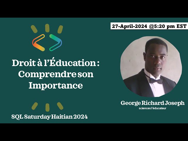 Droit à l’Éducation Comprendre son Importance - Georges Richard Joseph