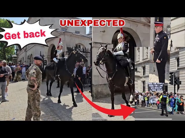 Everything was Fine Until This Happened! COH SENDS THE HORSES IN DUE TO PROTESTS at Horse Guards!