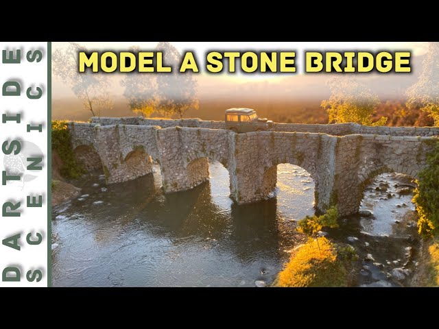 Build an AMAZING stone bridge diorama/model