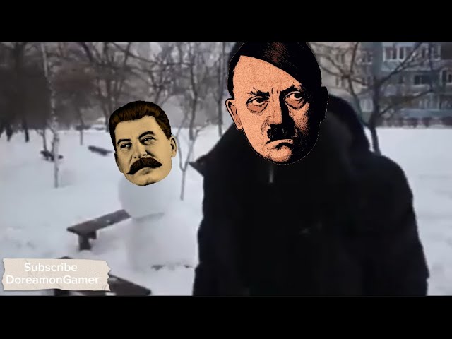 Hitler Fails to Kick Joseph Stalin