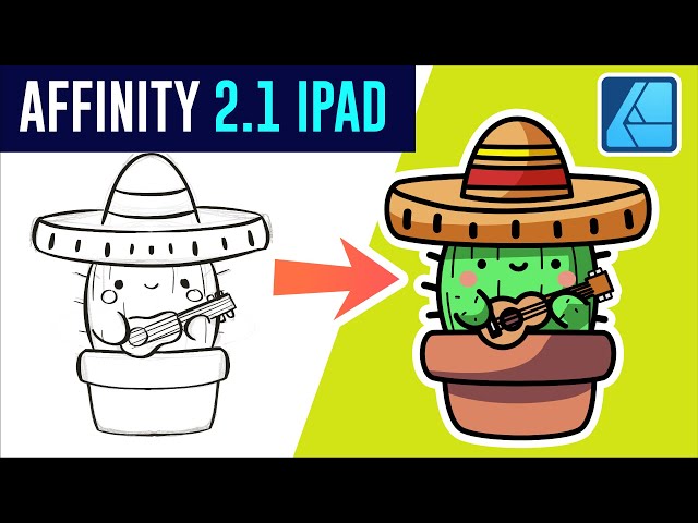 Design Anything Without PEN TOOL | Beginner in Affinity Designer 2.1 iPad